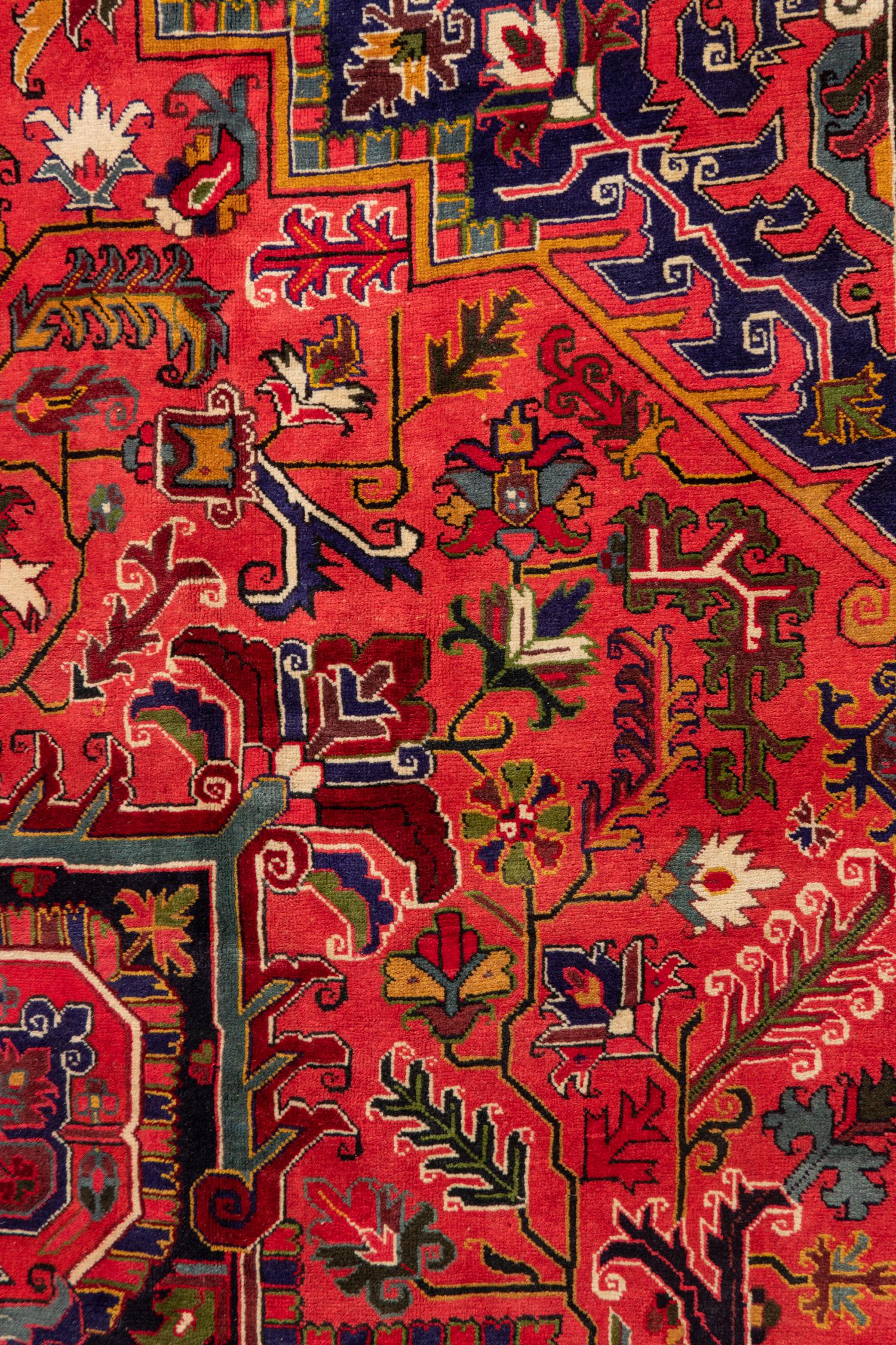 A Heriz Wool Rug