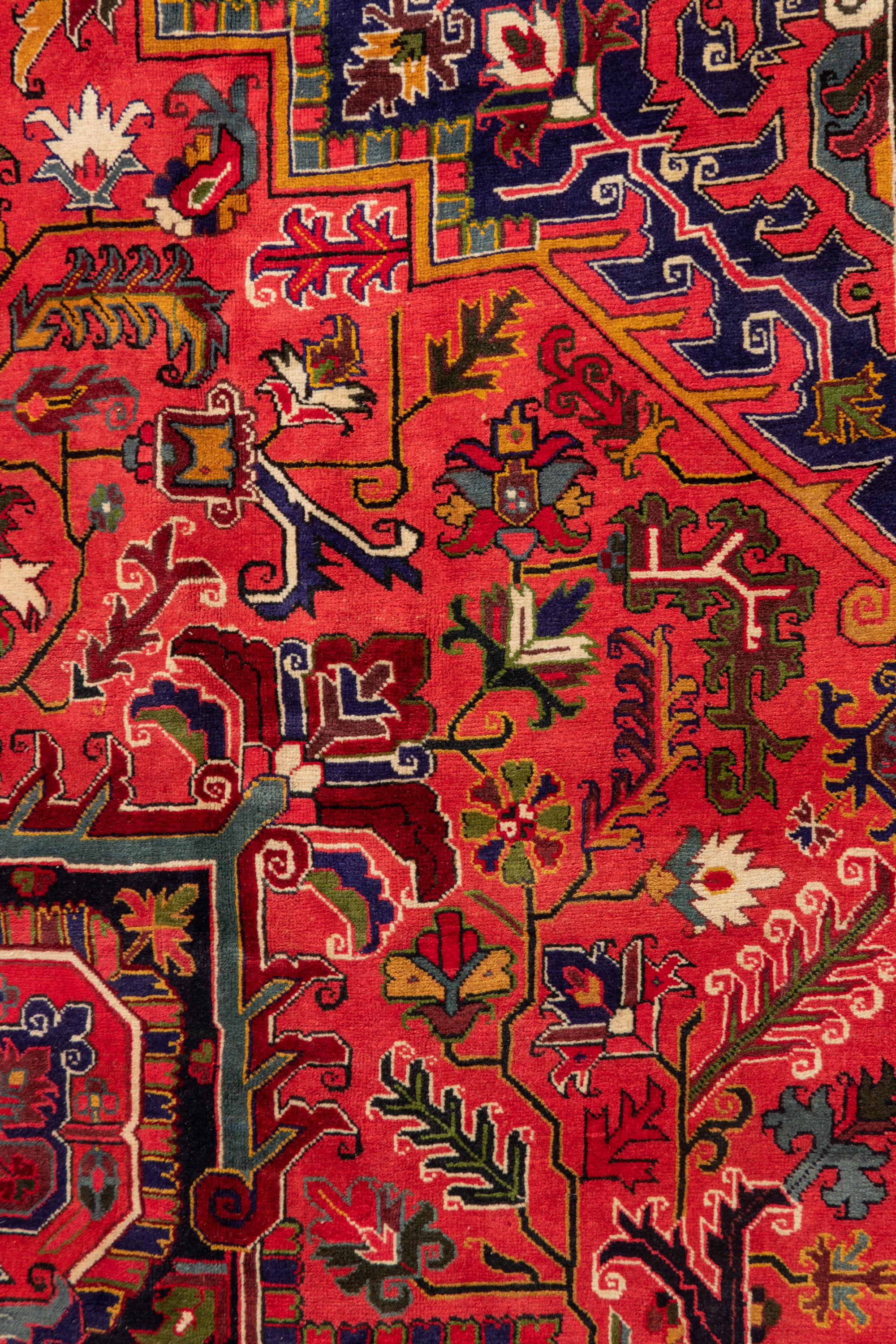 A Heriz Wool Rug