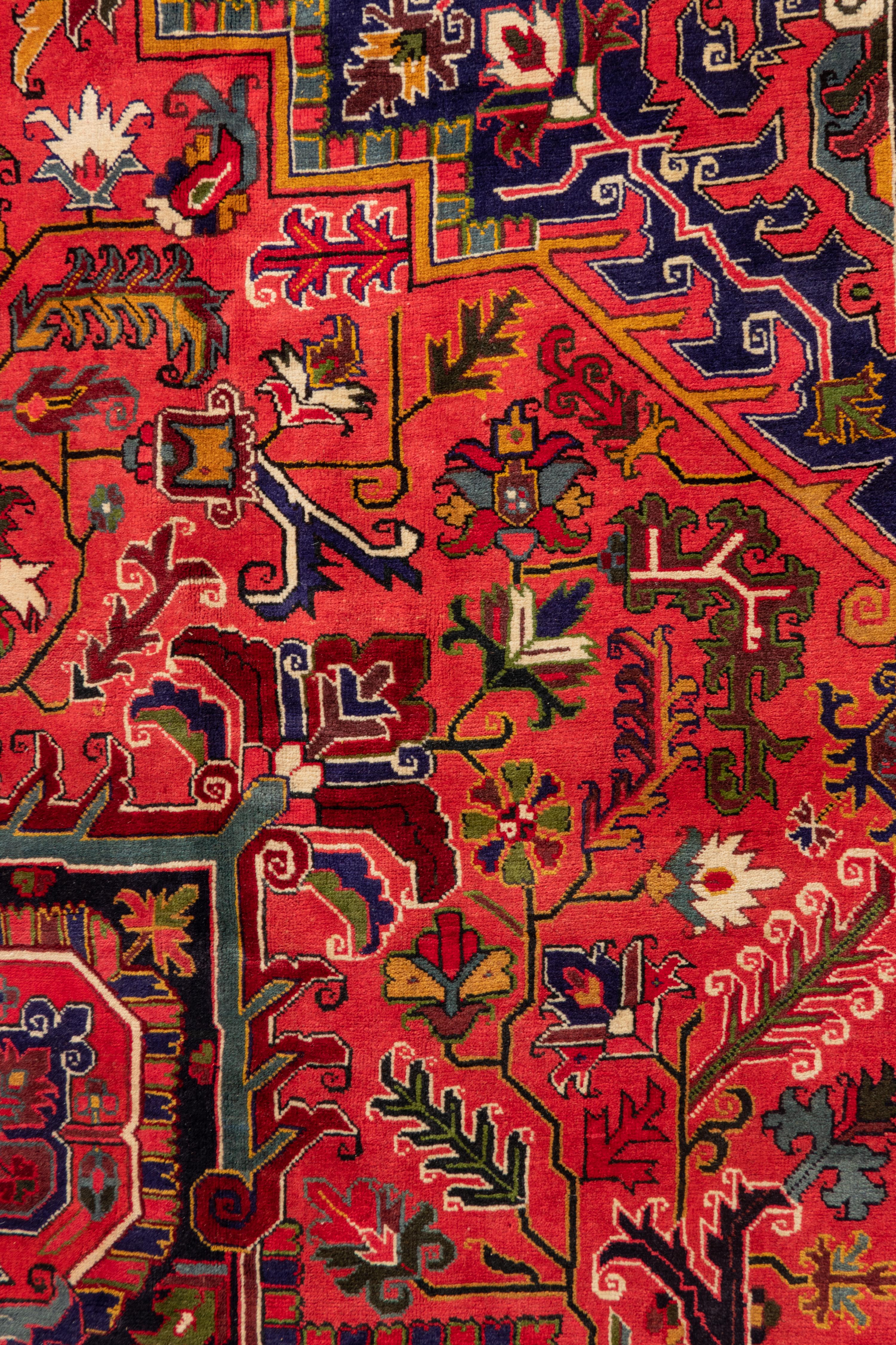 A Heriz Wool Rug