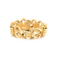 CARLO WEINGRILL, YELLOW GOLD BRACELET