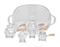 An American Silver Five-Piece Tea and Coffee Service