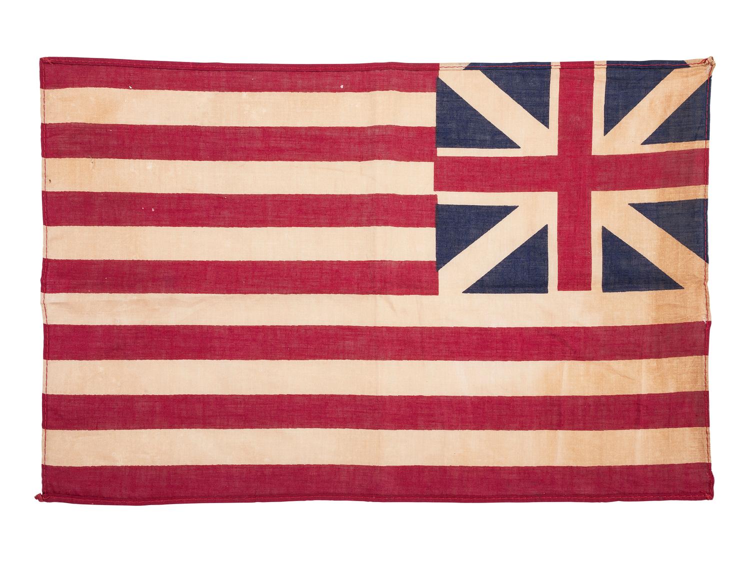 [FLAGS]. American Grand Union Flag or Continental Colors. Ca mid-to-late 20th century.