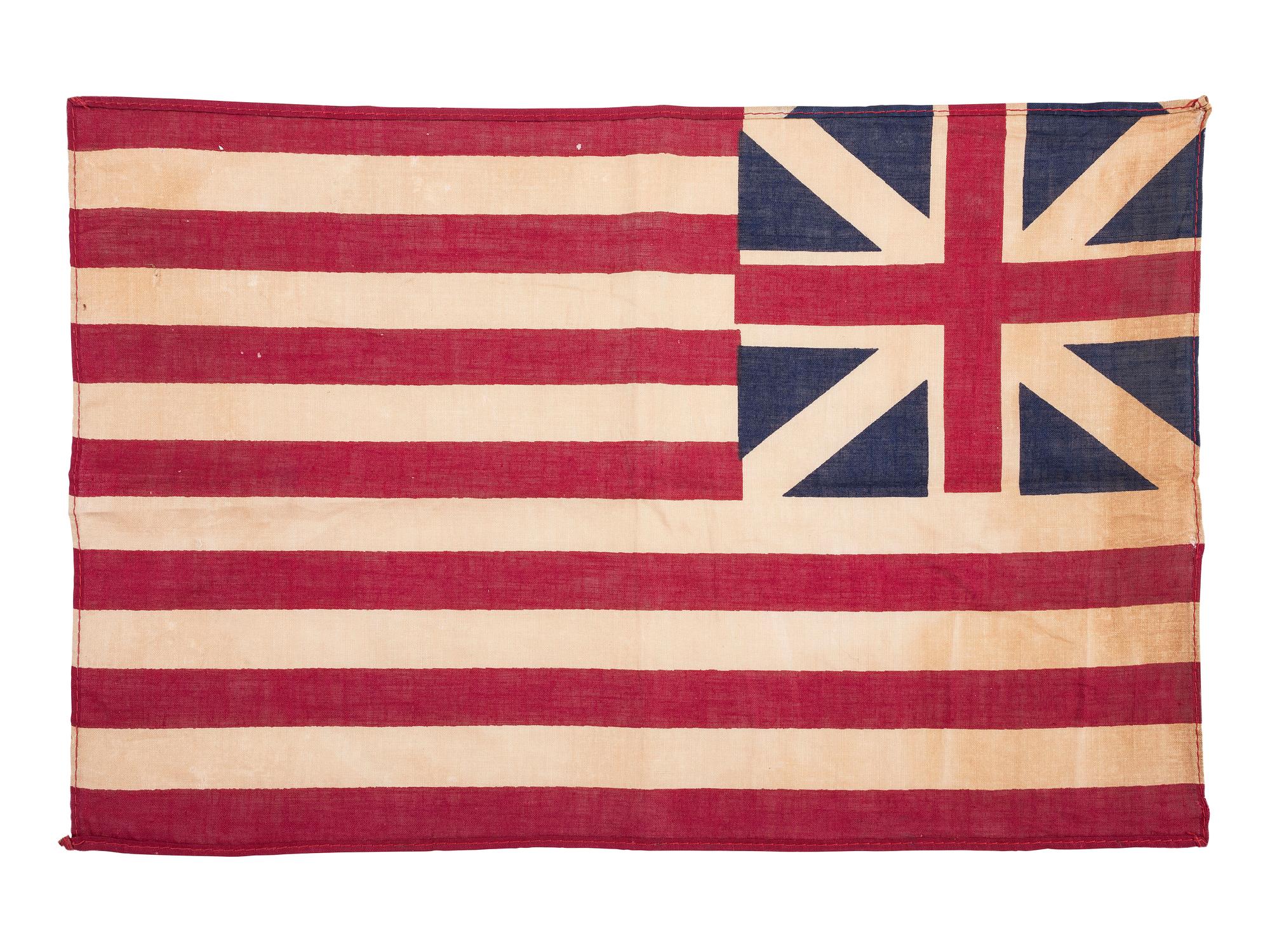 [FLAGS]. American Grand Union Flag or Continental Colors. Ca mid-to-late 20th century.
