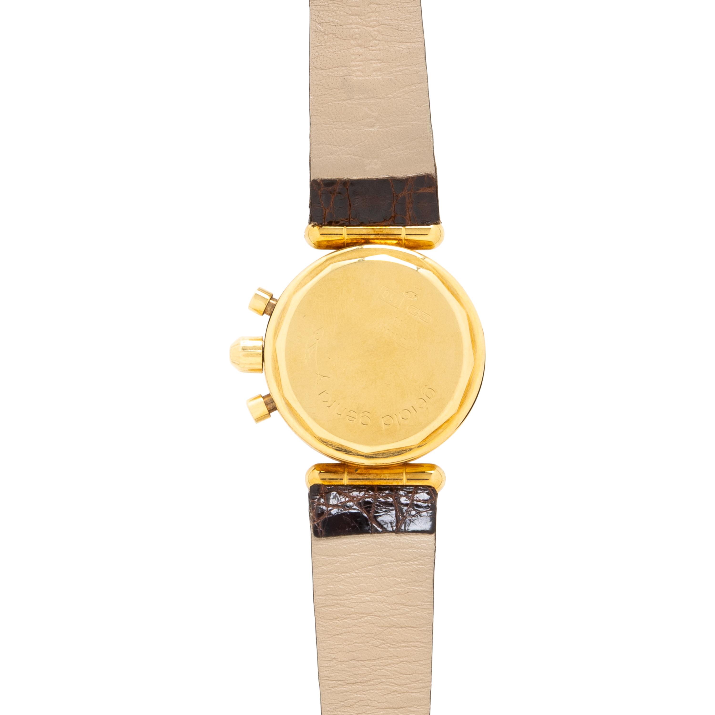 GÉRALD GENTA, REF. G3131.7 18K YELLOW GOLD CHRONOGRAPH WATCH