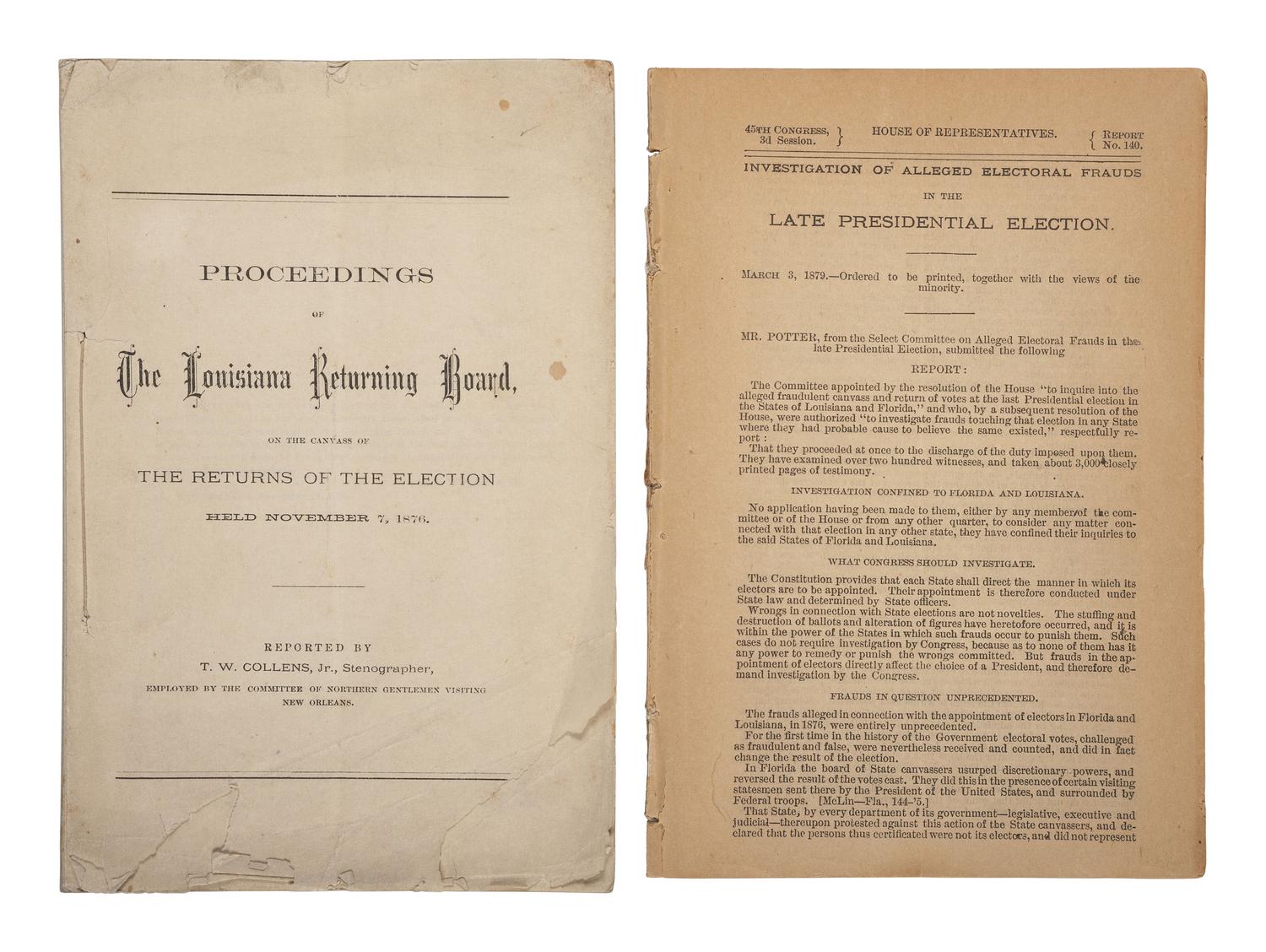 [POLITICS]. A large group of 1870s and 1880s political ephemera, including emerging third parties.