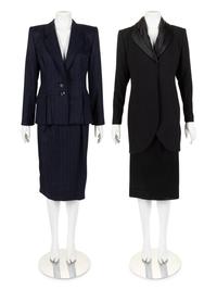 Two Galanos Two-Piece Skirt Suits, 1980s-1990s