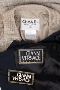Chanel and Gianni Verscae Cropped Jackets, 1990s