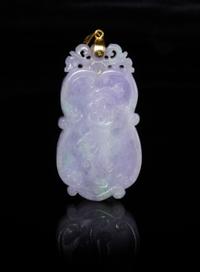 A Jadeite Pendant Length 2 inches.