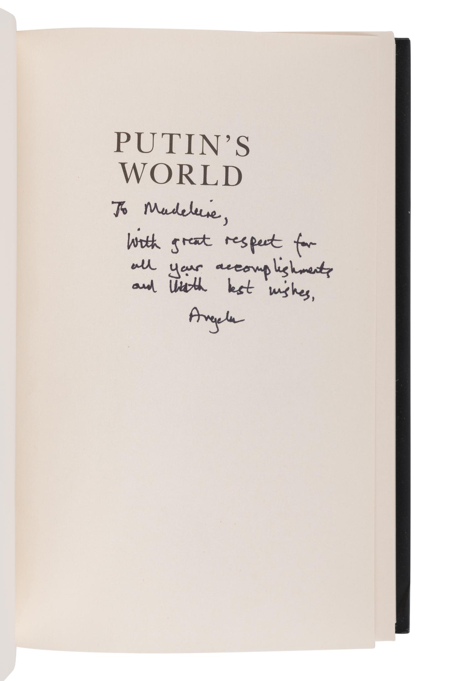 RUSSIAN LEADERS A group of 10 works, most FIRST EDITIONS, several INSCRIBED TO SECRETARY ALBRIGHT: