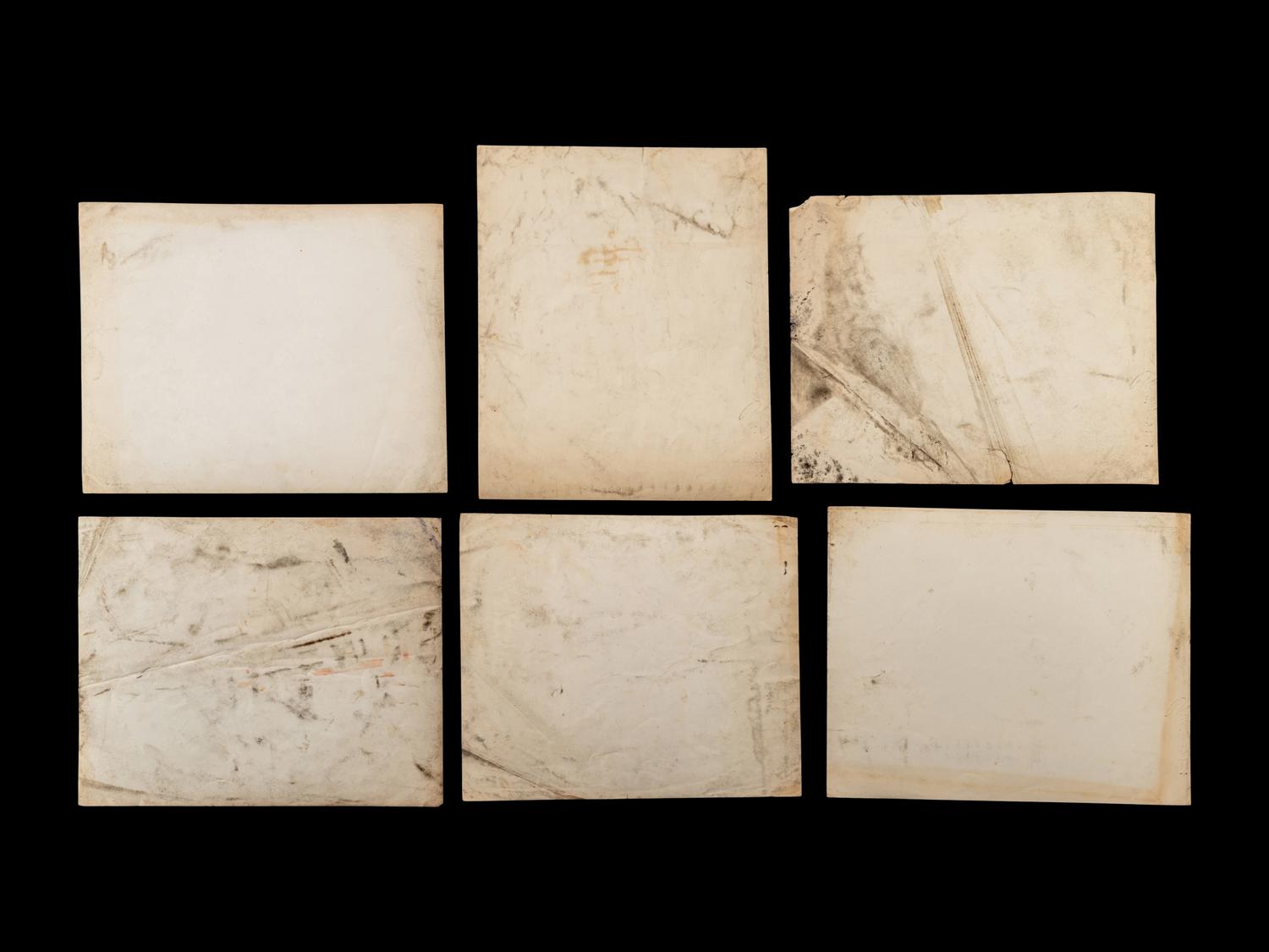 A Group of Six Original Rocky Marciano Photographs and a Joe Louis Wendell Wilkie Political Endorsement Record