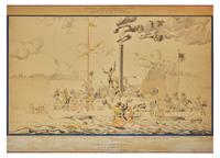 [Algonquin Round Table] Bodrero, James. Nicls. Ludington, Esq. charters Mr. Robt. Fulton's new steam vessel Clermont for a merry voyage on the placid bosom of the Hudson River