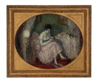 Woman at her Toilette , c. 1924