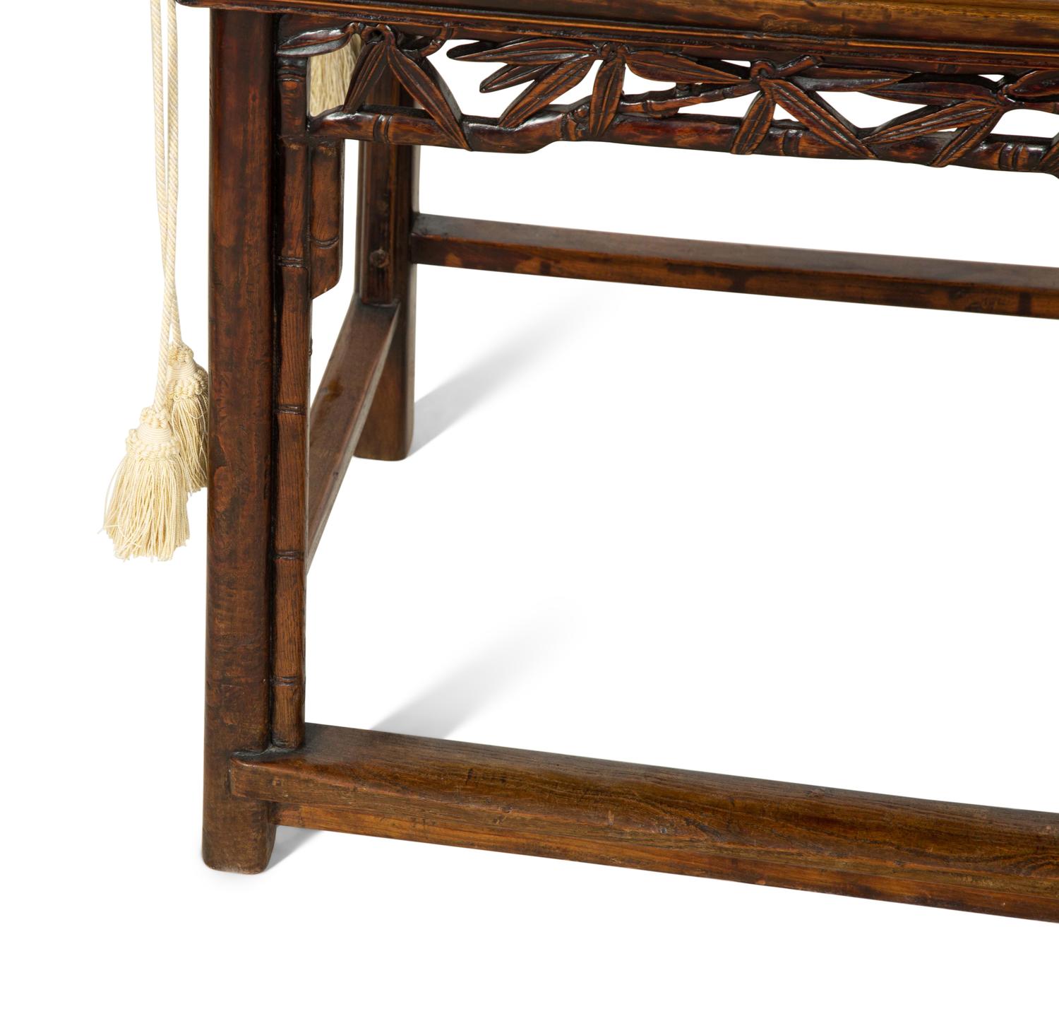 A Pair of Chinese Hardwood Ming Style Yok Back Armchairs