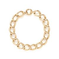 YELLOW GOLD BRACELET AND CHARMS
