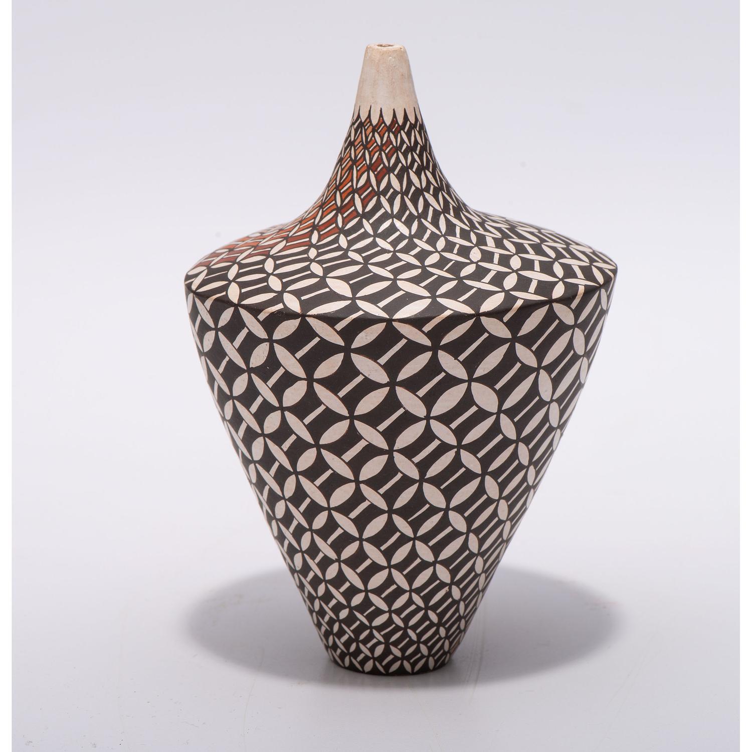 Polychrome Pottery Seed Jar