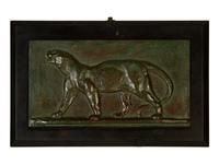 Two Bronze Animalier Wall Plaques After Antoine-Louis Barye — Early 20th Century