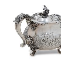 A Paul Storr and Mortimer Silver Teapot