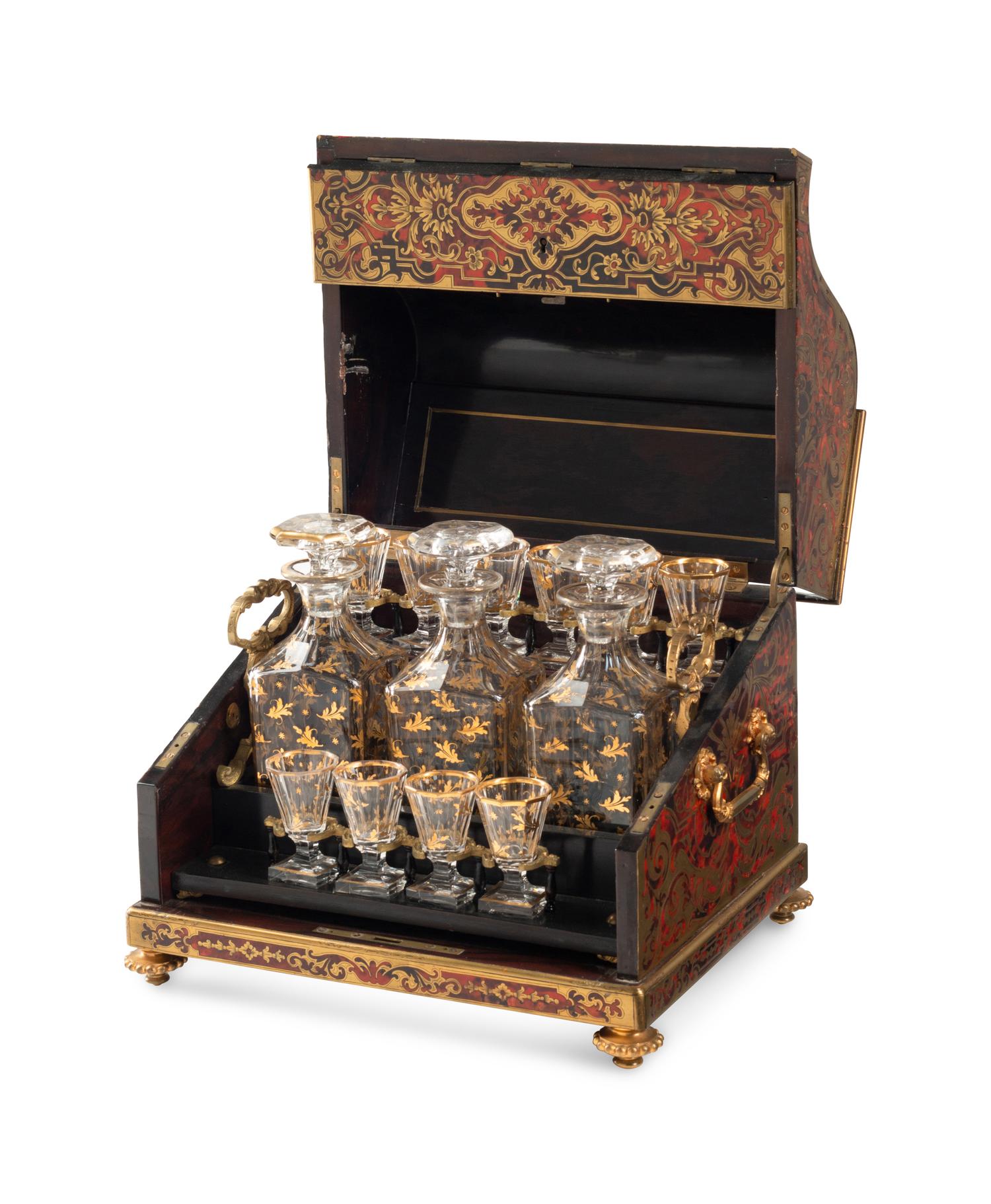 A Napoleon III Boulle Marquetry Cave à Liqueur