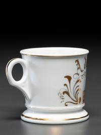 A Boxer's Porcelain Occupational Shaving Mug Belonging to Albert de Giovanni