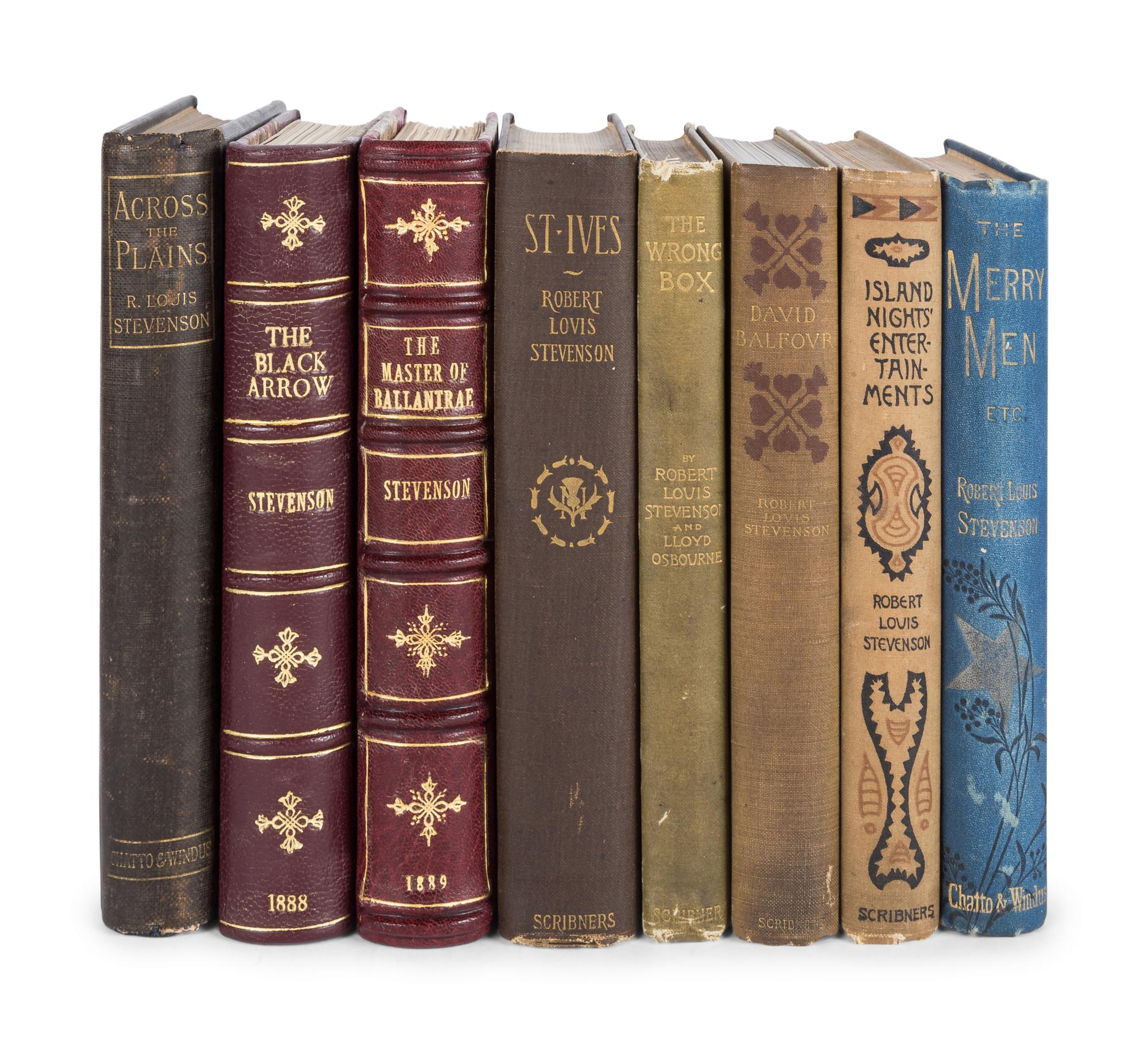 STEVENSON, Robert Louis (1850-1894). A group of 20 prose works, including: