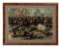 [ROOSEVELT, Theodore (1858-1919) - SPANISH AMERICAN WAR]. Puzzle featuring Theodore Roosevelt and the Rough Riders. [New York: McLoughlin Bros., 1898].
