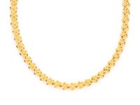 YELLOW GOLD FLORAL MOTIF JEWELRY