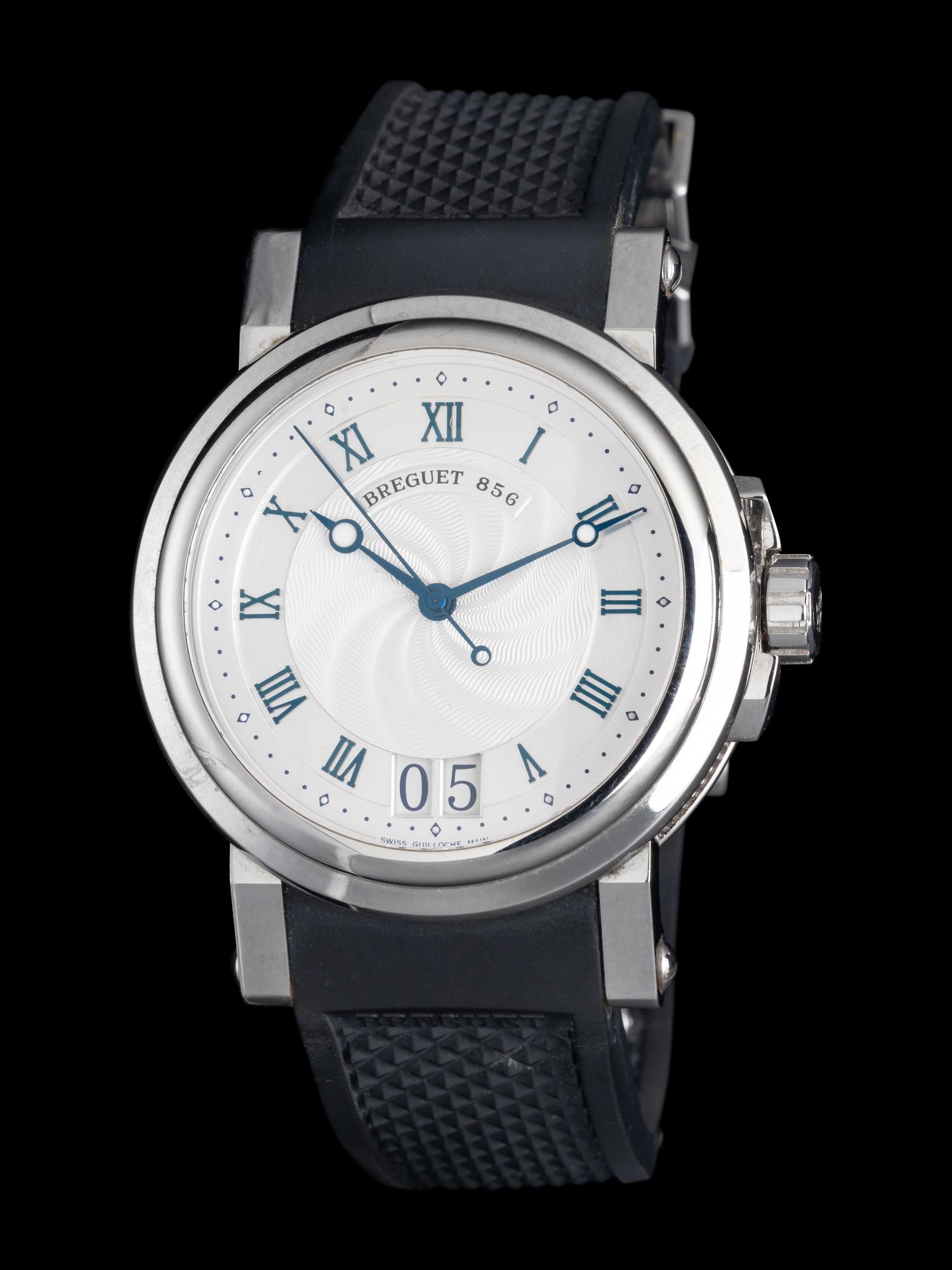 BREGUET, STAINLESS STEEL 'HORLOGER DE LA MARINE' WATCH