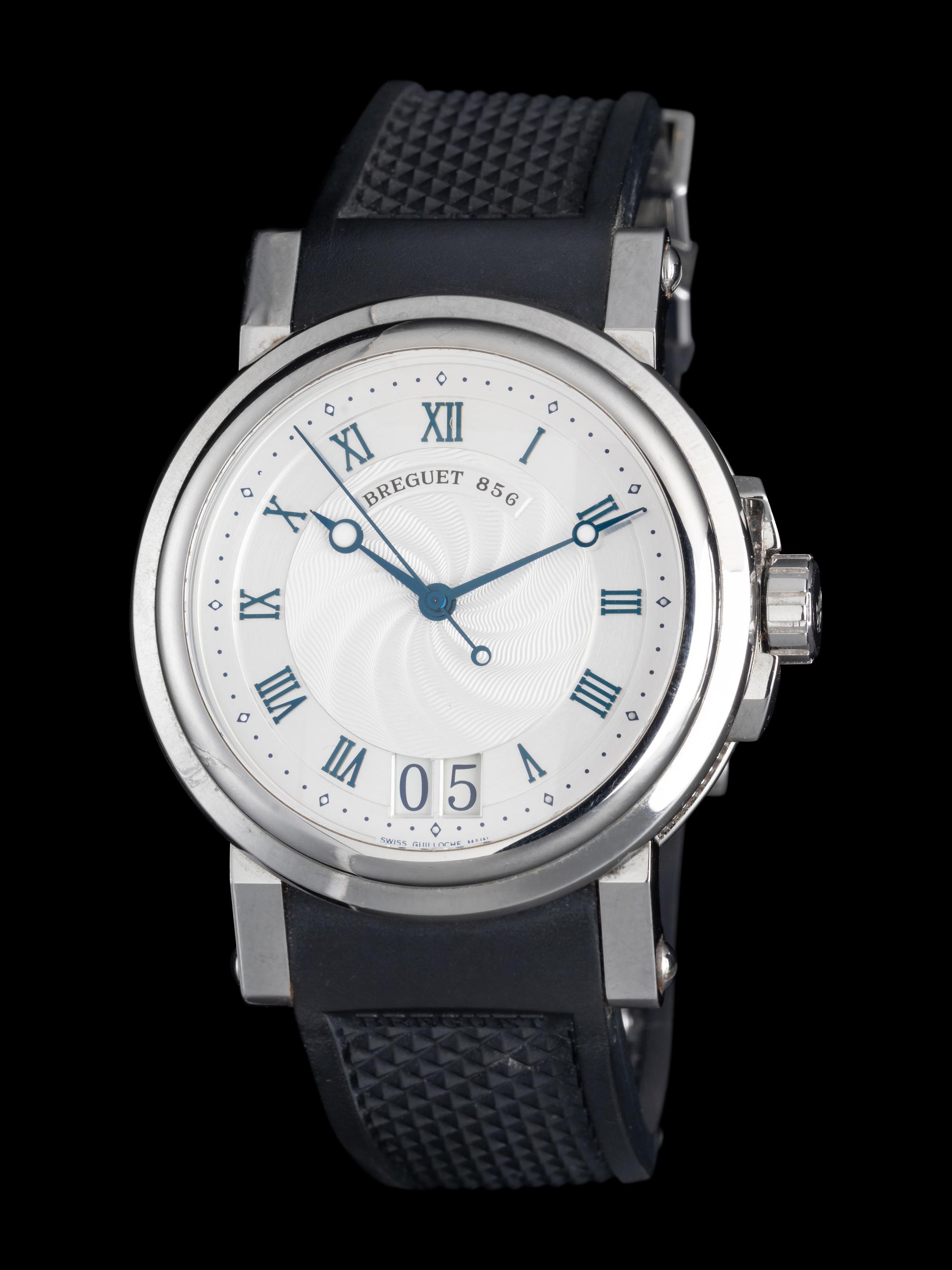 BREGUET, STAINLESS STEEL 'HORLOGER DE LA MARINE' WATCH