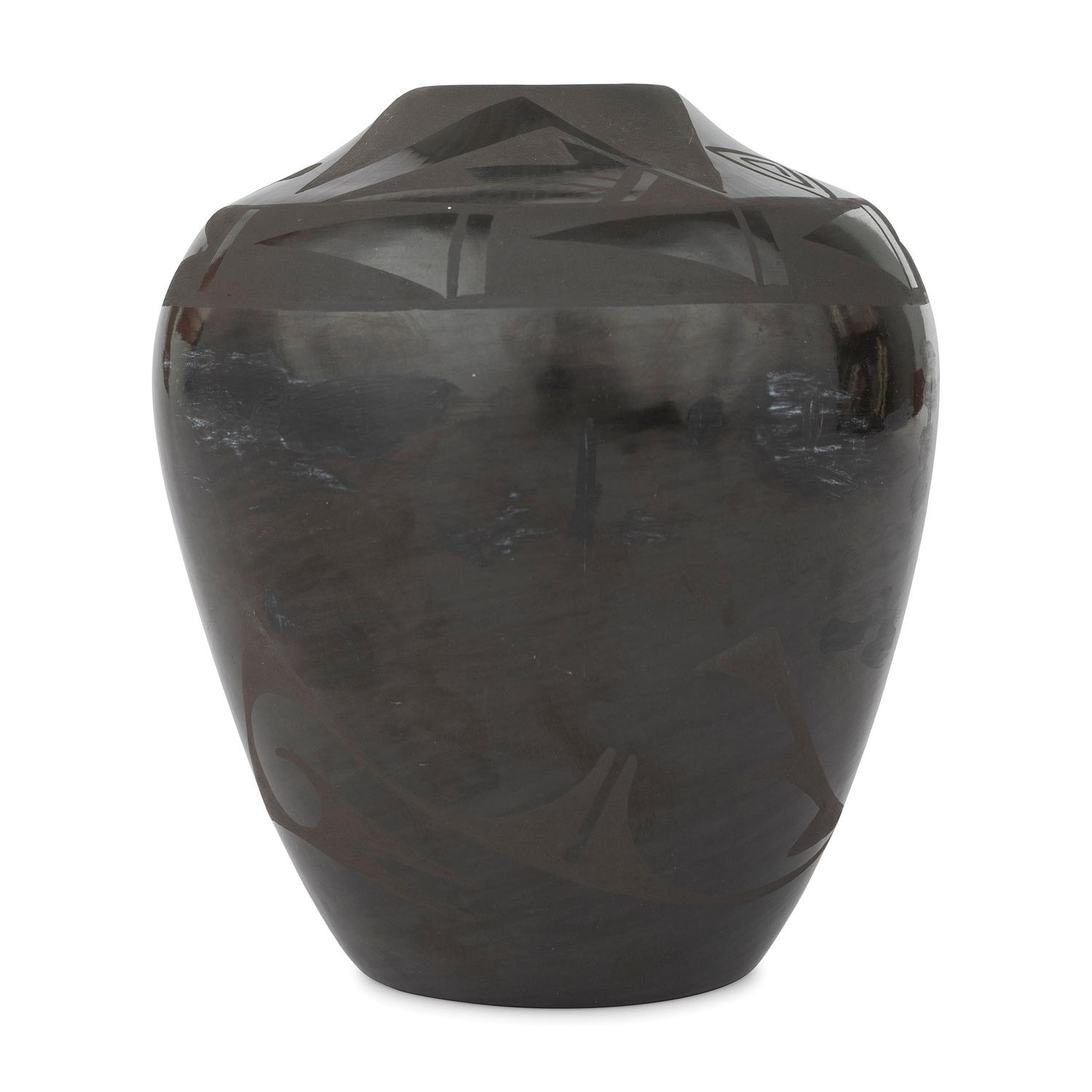 Blackware Pottery Vase