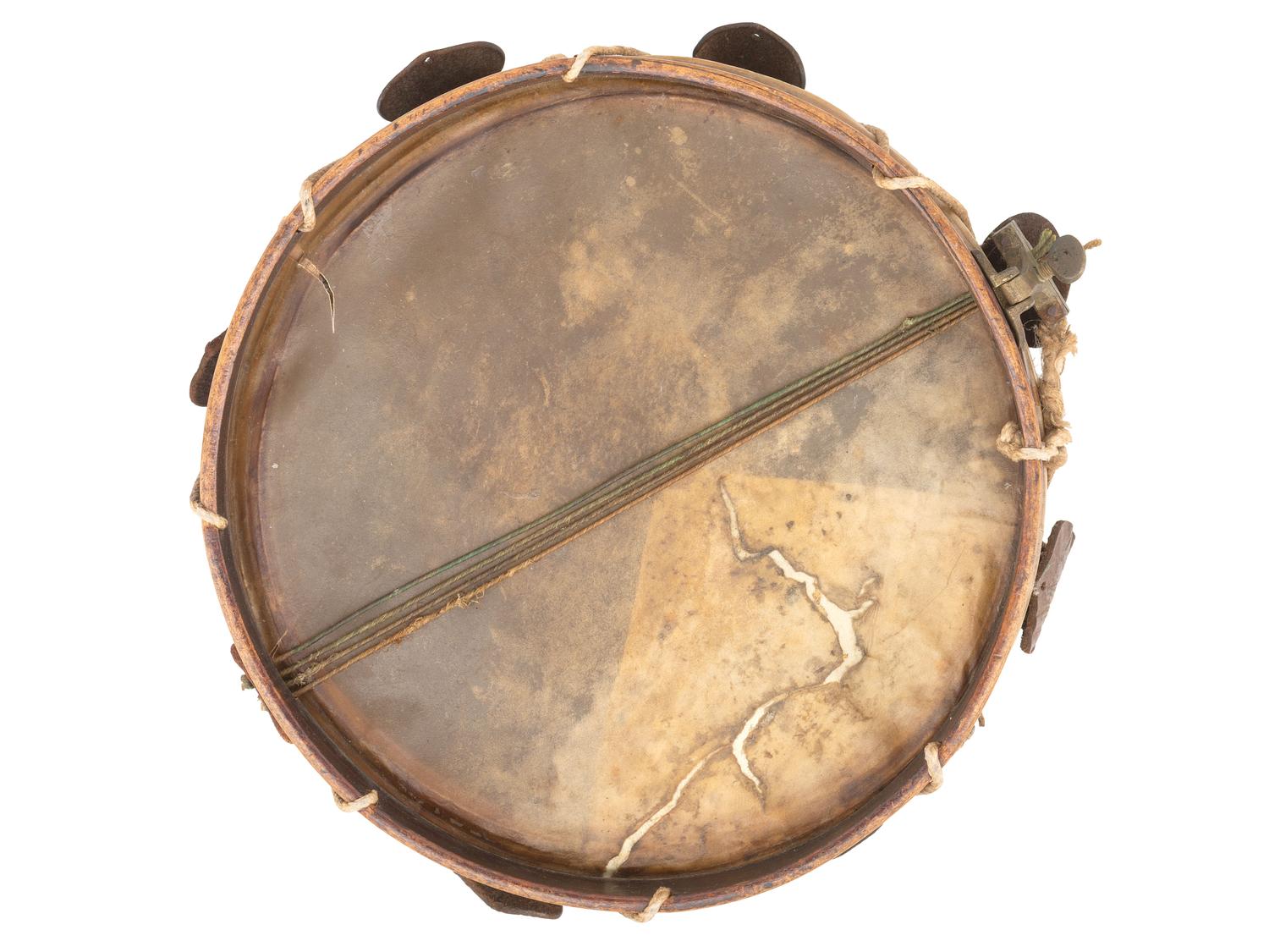 [CIVIL WAR]. Civil War-era child's snare drum & eagle head sword.