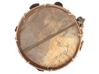 [CIVIL WAR]. Civil War-era child's snare drum & eagle head sword.
