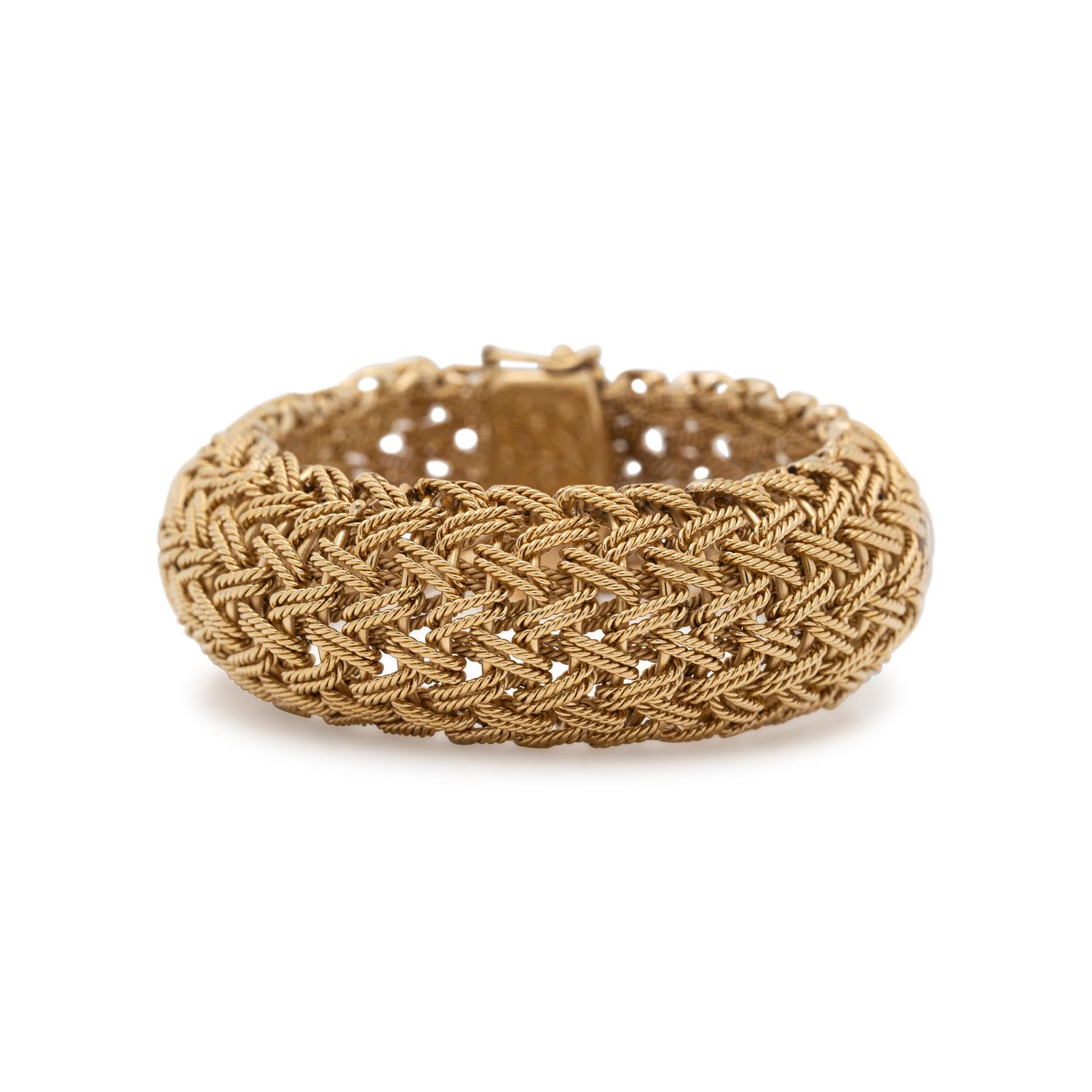 TIFFANY & CO., YELLOW GOLD BRACELET