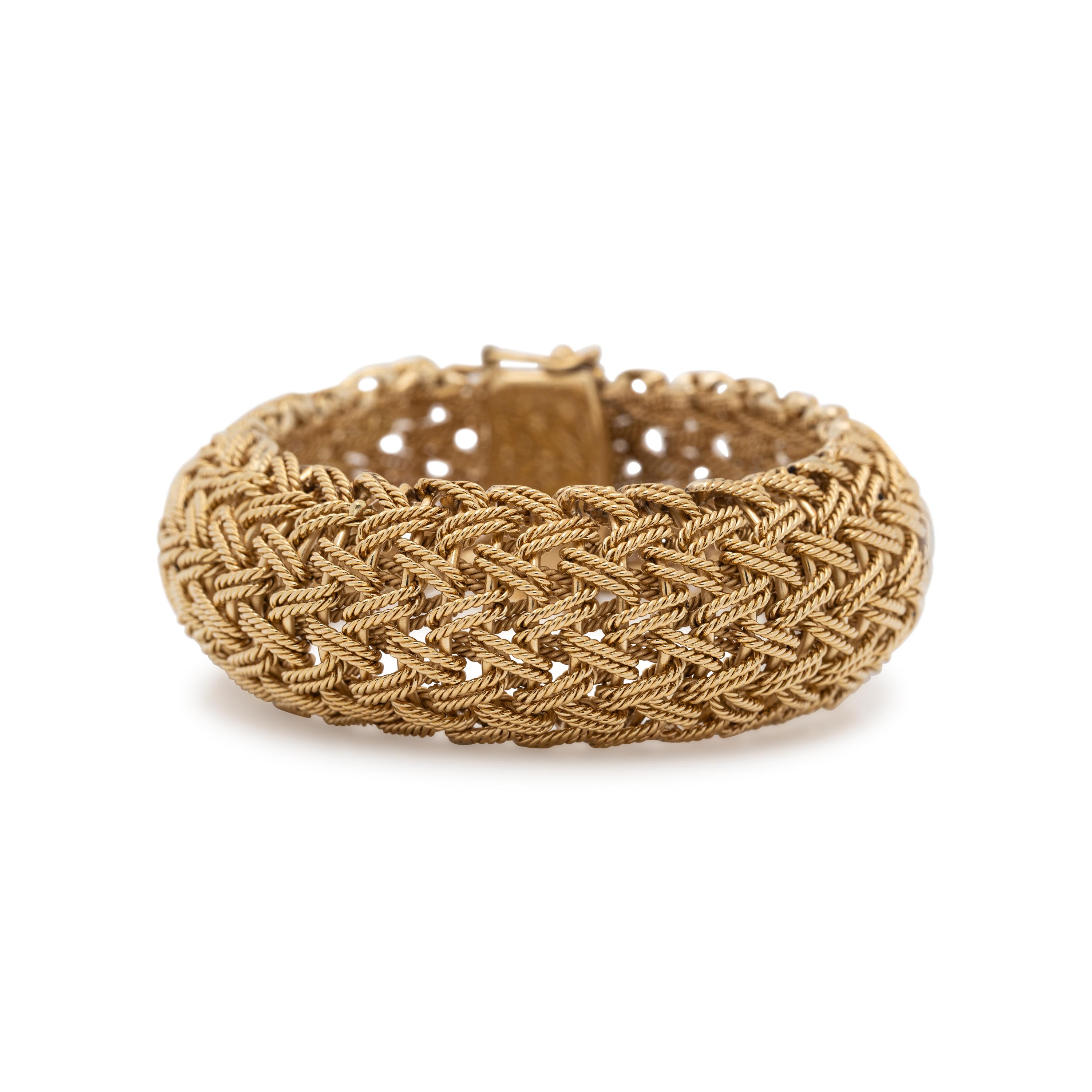 TIFFANY & CO., YELLOW GOLD BRACELET