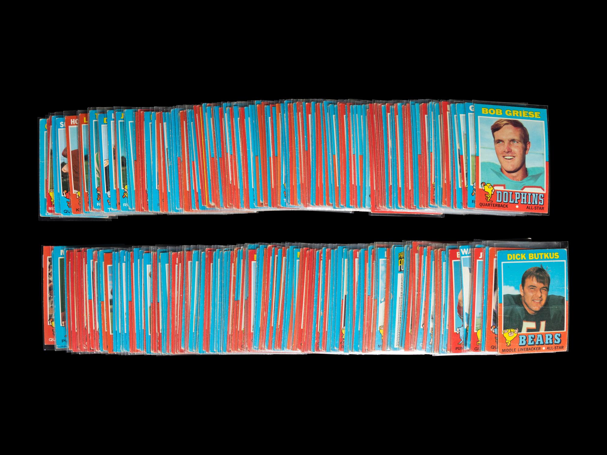 A Complete Set of 1971 Topps Football Cards (263/263)