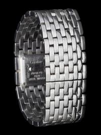 CARTIER, REF. 2420 STAINLESS STEEL 'PANTHÈRE RUBAN' WATCH