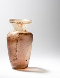 A Roman Aubergine Glass Vessel