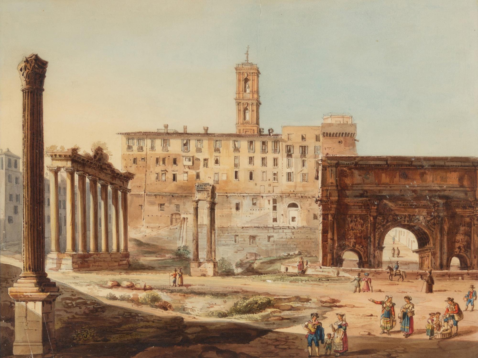 Four Italian Watercolors
