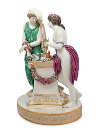 A Meissen Porcelain Figural Group