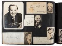 [AUTOGRAPHS]. Autograph album containing over 200 signatures from a diverse array of 19th-20th century figures.