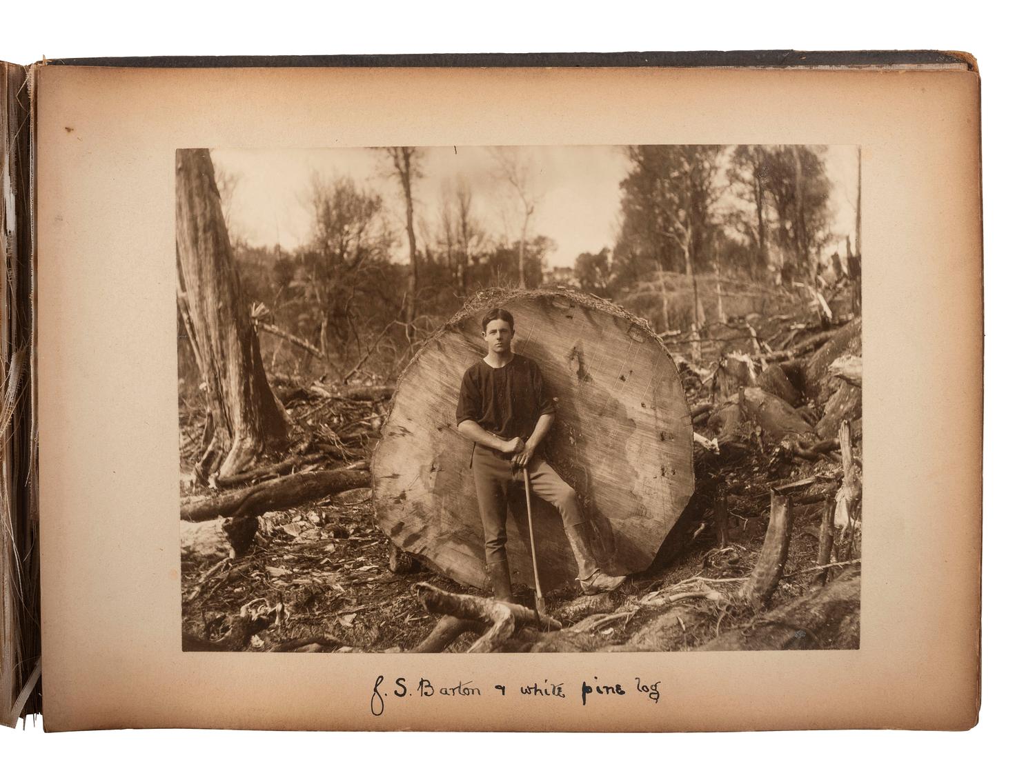 [EARLY PHOTOGRAPHY]. -- [NEW ZEALAND & AUSTRALIA]. A group of 2 albums containing photographs of Watertown, Australia and Gisborne, New Zealand.