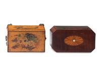 Two English Tea Caddies