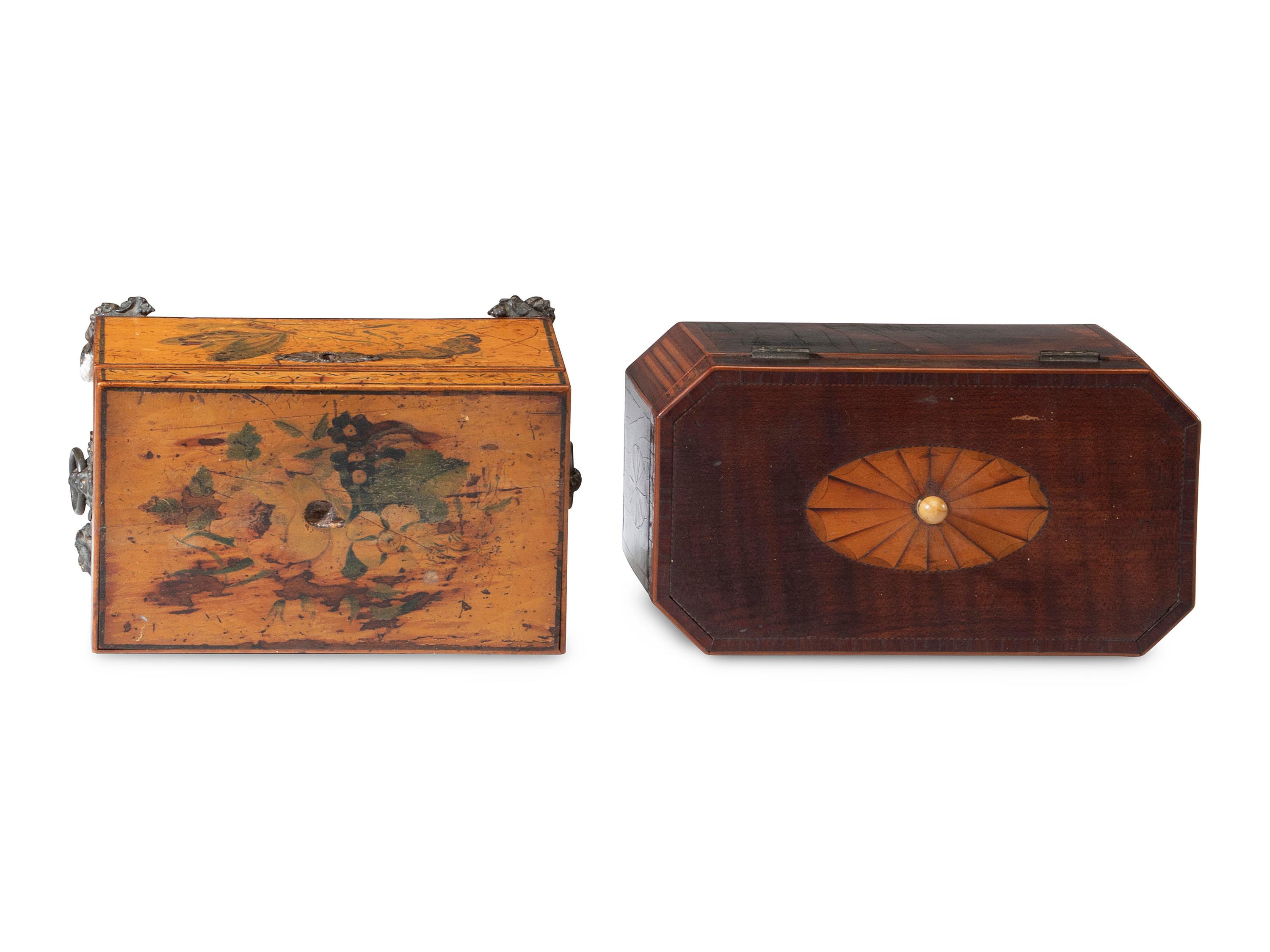 Two English Tea Caddies