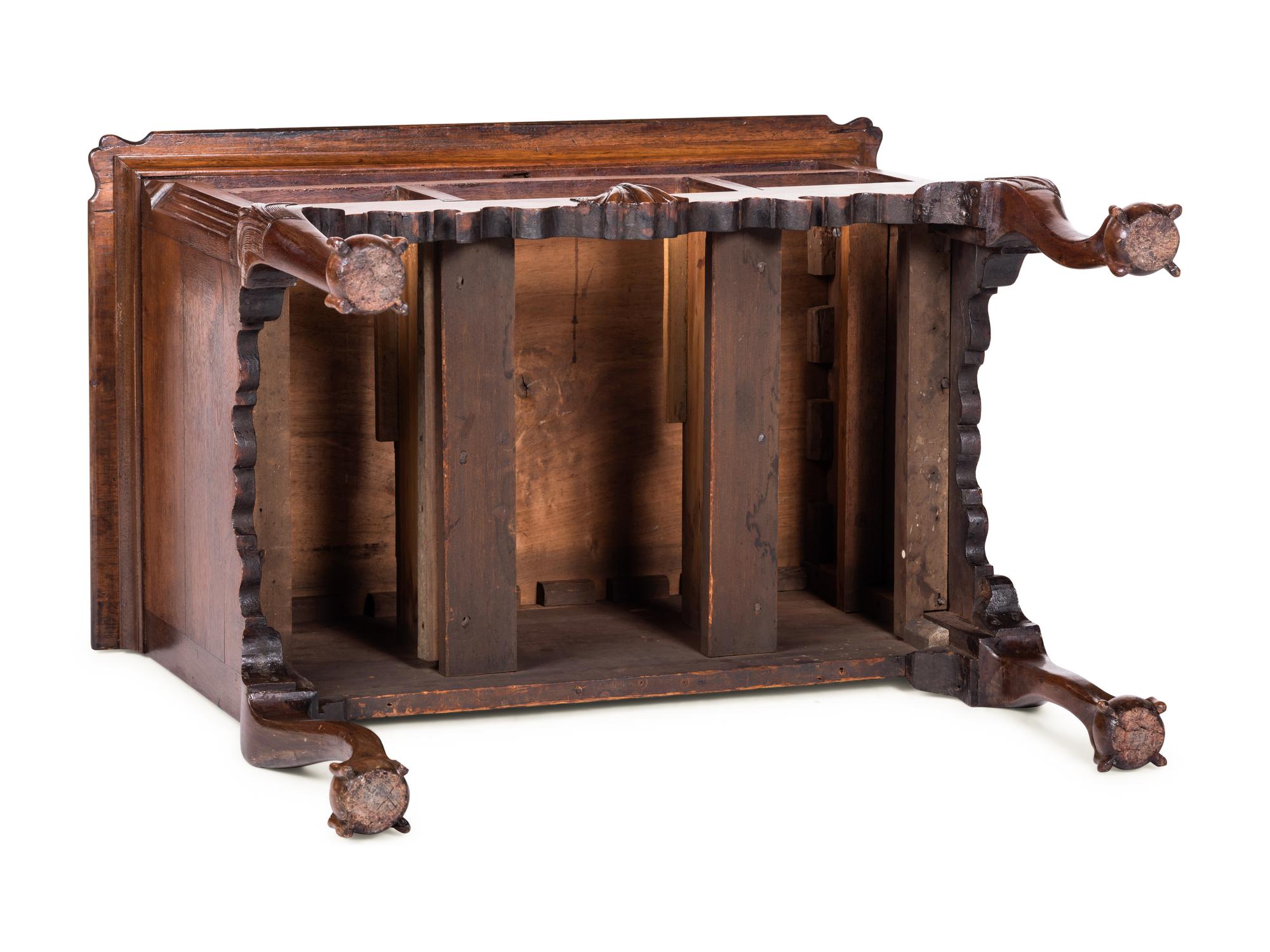 A Chippendale Style Carved Walnut Claw-and-Ball Foot Dressing Table — LIKELY LATE 19TH/EARLY 20th CENTURY INCORPORATING EARLIER ELEMENTS
