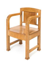 An Austrian Art Deco Arm Chair Height 34 1/2 inches — FIRST HALF 20TH CENTURY