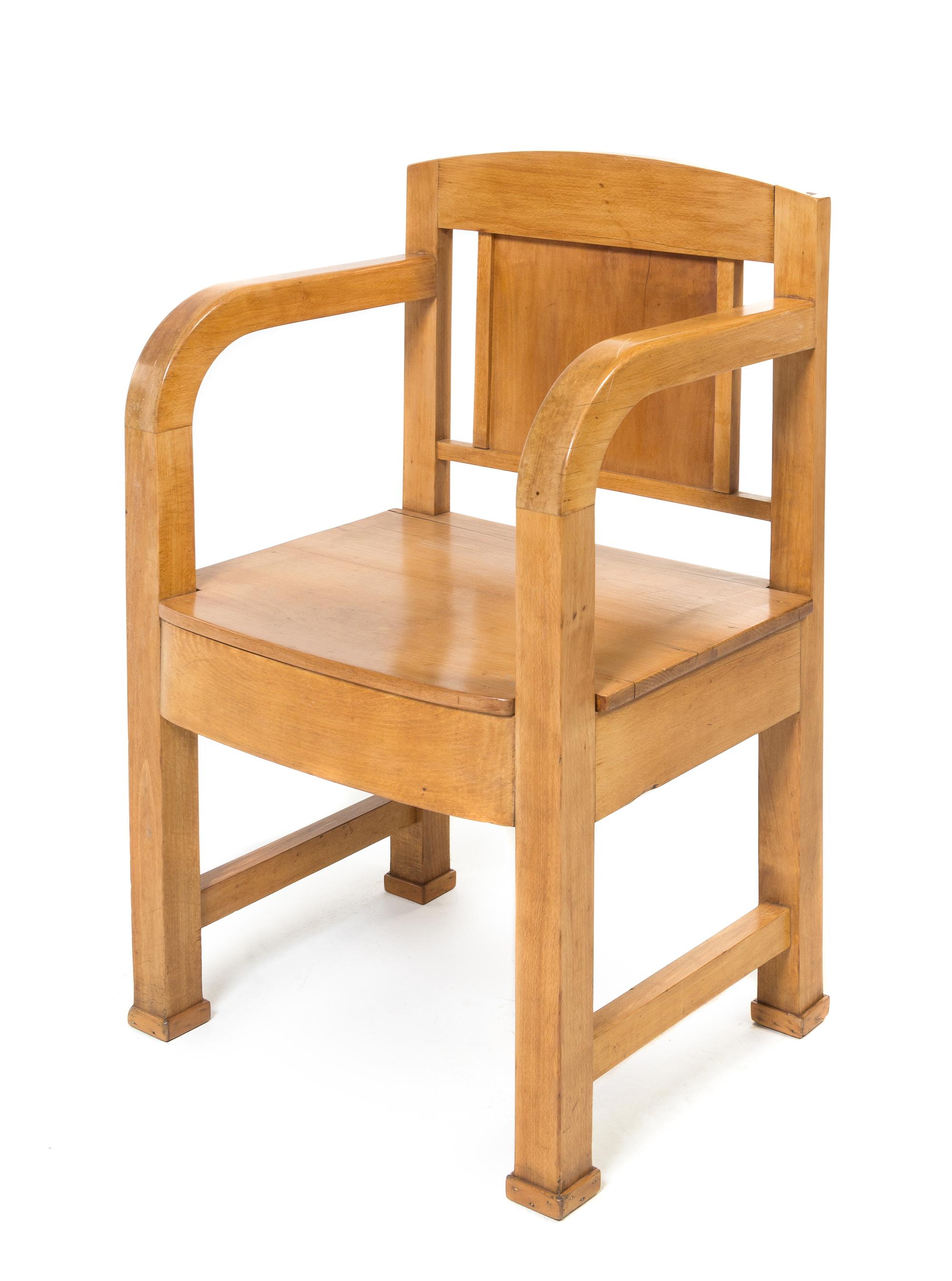 An Austrian Art Deco Arm Chair Height 34 1/2 inches — FIRST HALF 20TH CENTURY