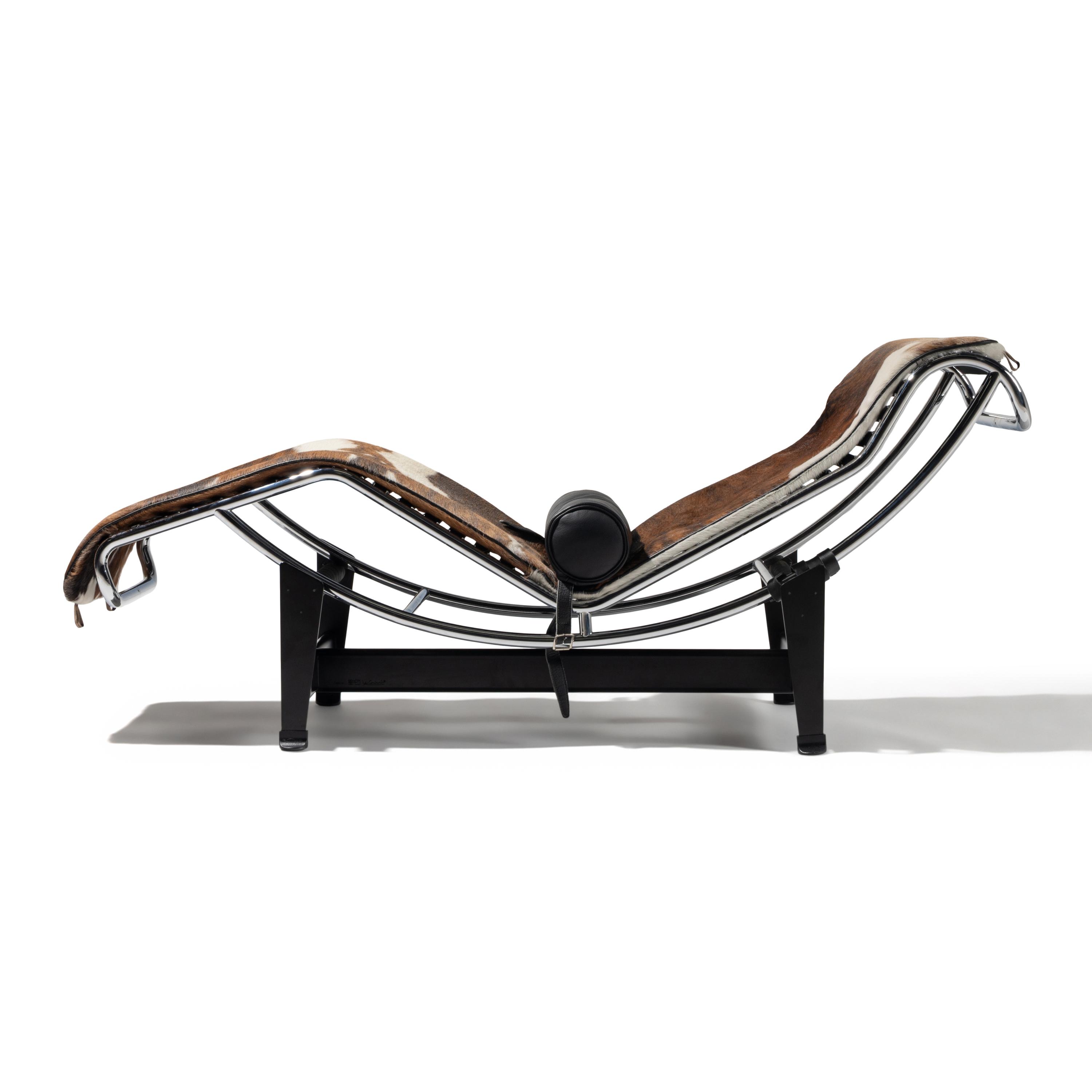 Charlotte Perriand, Pierre Jeanneret and Le Corbusier (French, 1903-1999 | Swiss, 1896-1967 | Swiss-French, 1887-1965) — LC4 chaise lounge