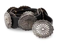 Southwestern-Style Silver Concha Belt