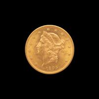 An 1896 Liberty Head $20 Gold Coin