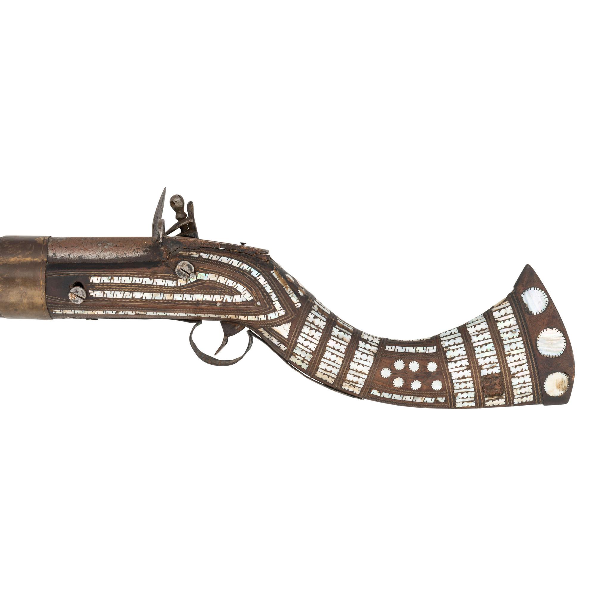 Unusually Large Khyber Pass Flintlock Jezail (Most Likely Rampart Gun) circa 1830