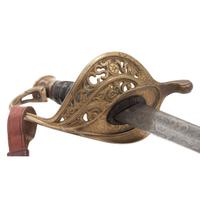 Etched Blade Leech & Rigdon Staff Officer's Sword